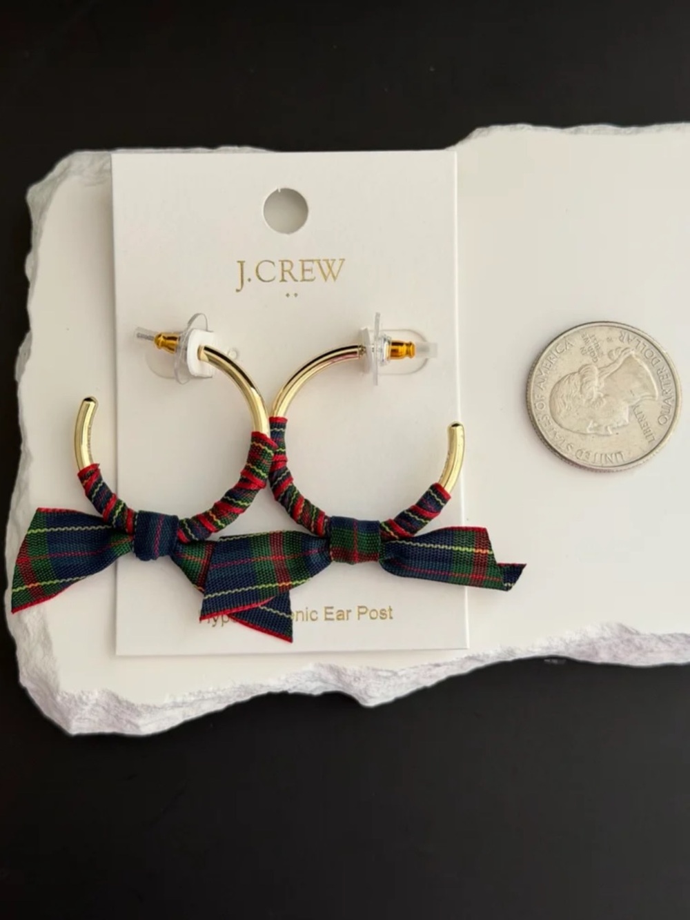 J. Crew Factory Ribbon Wrapped Hoops - Picture 4 of 10